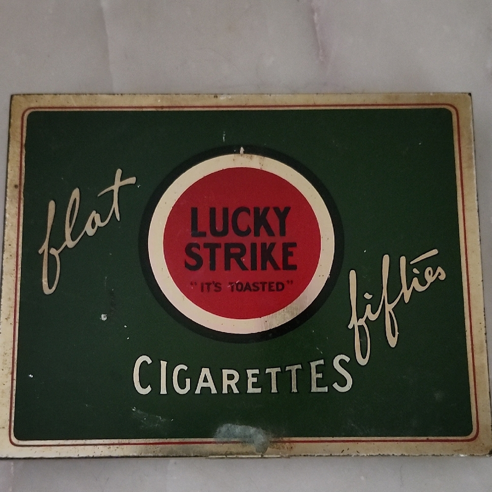 Lucky Strike Vintage Cigarette Tin